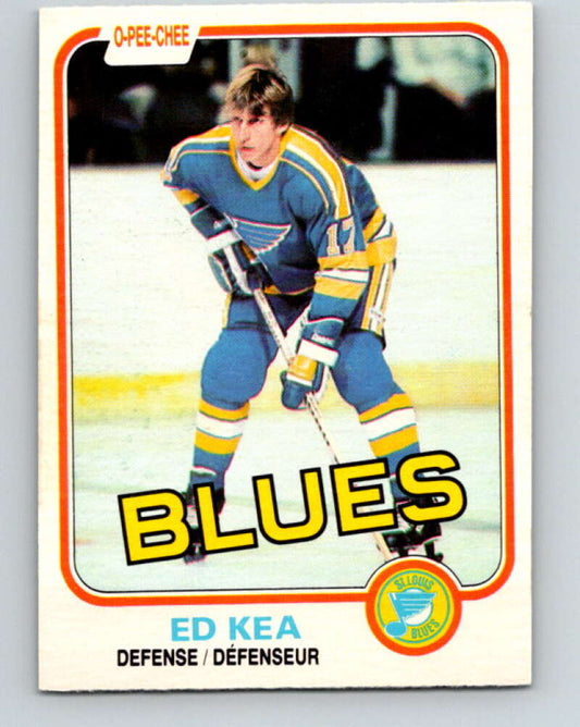 1981-82 O-Pee-Chee #294 Ed Kea  St. Louis Blues  V31562