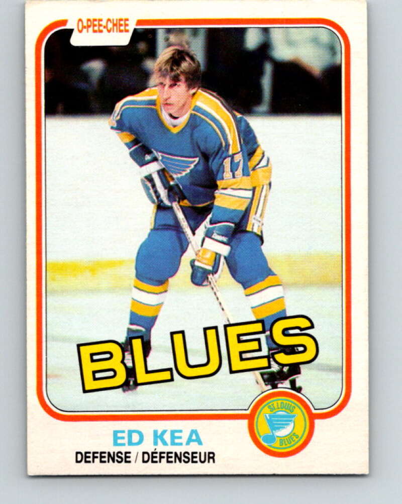 1981-82 O-Pee-Chee #294 Ed Kea  St. Louis Blues  V31563