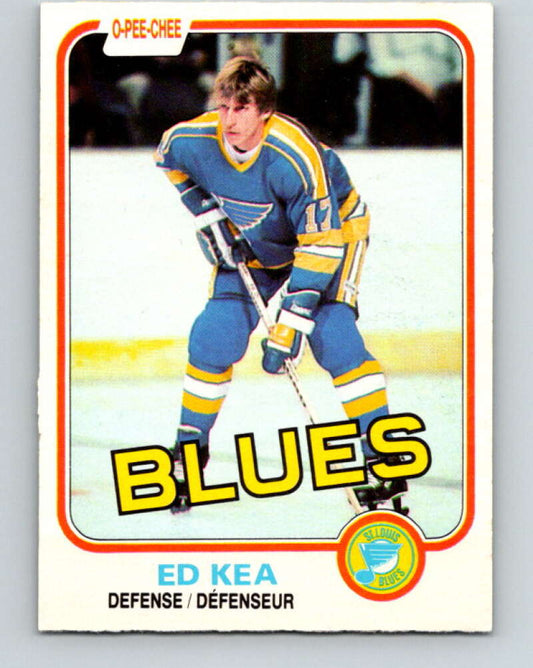 1981-82 O-Pee-Chee #294 Ed Kea  St. Louis Blues  V31564