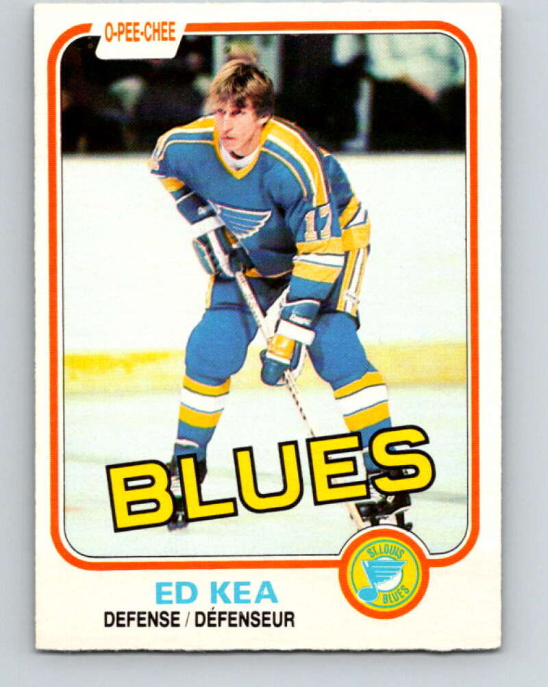 1981-82 O-Pee-Chee #294 Ed Kea  St. Louis Blues  V31565