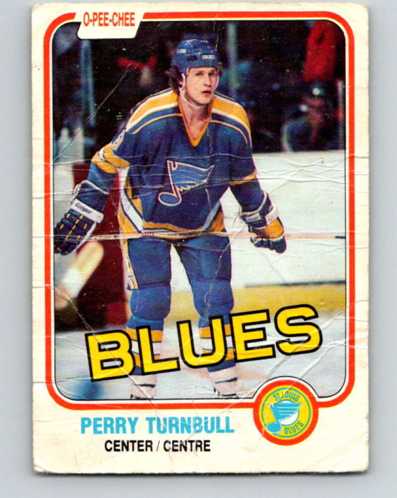 1981-82 O-Pee-Chee #298 Perry Turnbull  St. Louis Blues  V31593