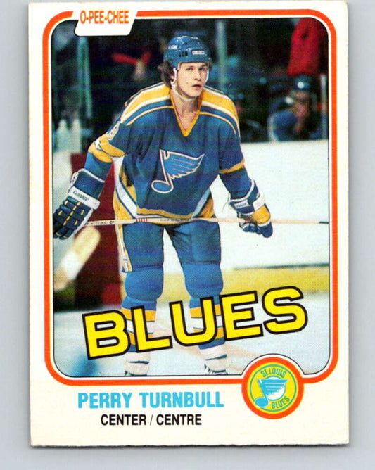 1981-82 O-Pee-Chee #298 Perry Turnbull  St. Louis Blues  V31596