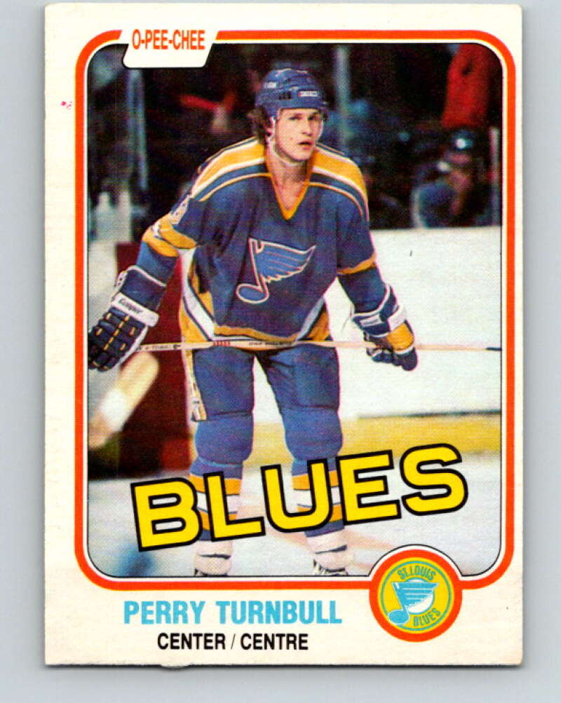 1981-82 O-Pee-Chee #298 Perry Turnbull  St. Louis Blues  V31597