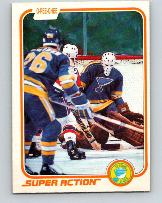 1981-82 O-Pee-Chee #301 Mike Liut  St. Louis Blues  V31609