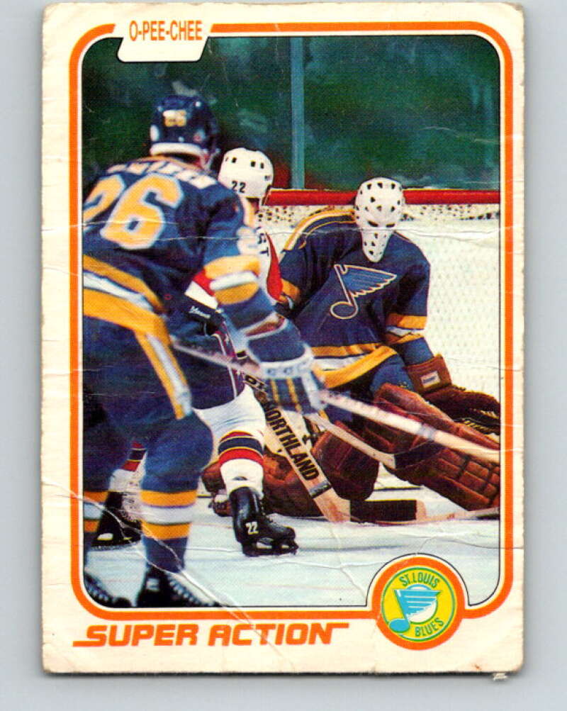 1981-82 O-Pee-Chee #301 Mike Liut  St. Louis Blues  V31610