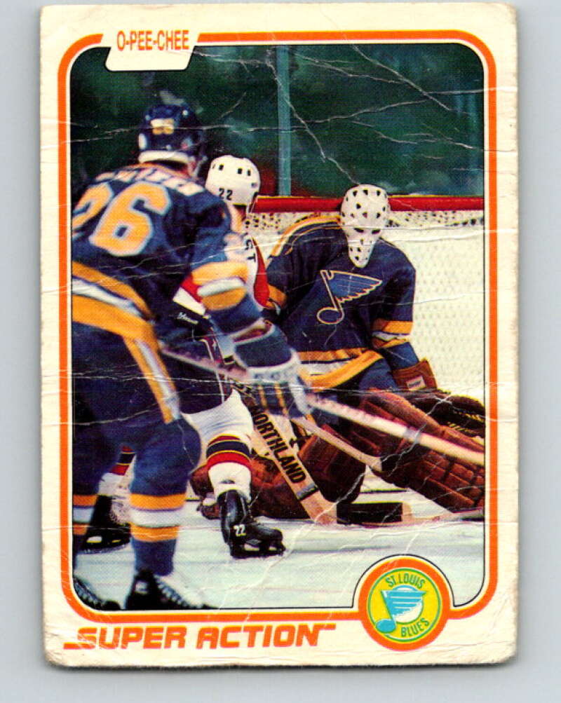 1981-82 O-Pee-Chee #301 Mike Liut  St. Louis Blues  V31612