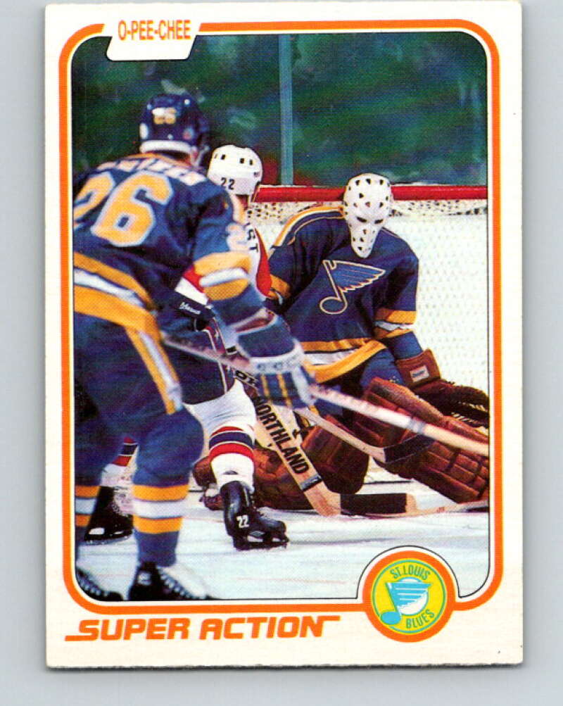 1981-82 O-Pee-Chee #301 Mike Liut  St. Louis Blues  V31615