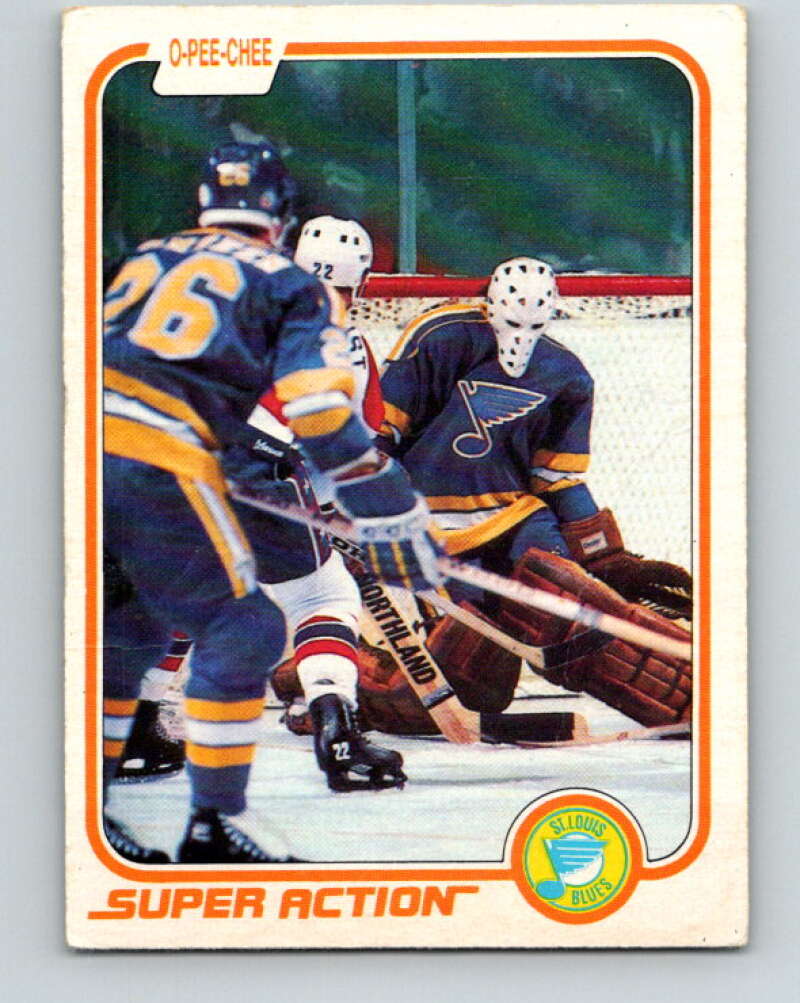 1981-82 O-Pee-Chee #301 Mike Liut  St. Louis Blues  V31616