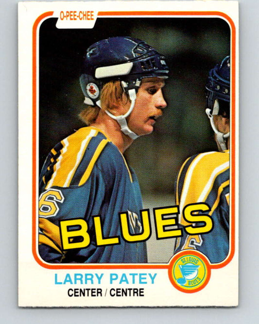 1981-82 O-Pee-Chee #303 Larry Patey  St. Louis Blues  V31631