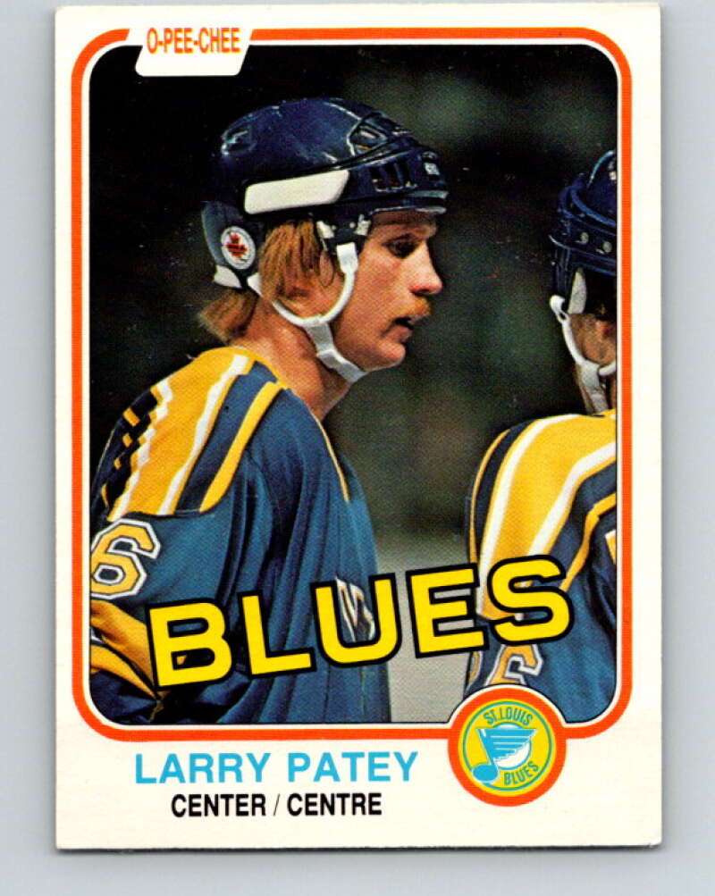 1981-82 O-Pee-Chee #303 Larry Patey  St. Louis Blues  V31633