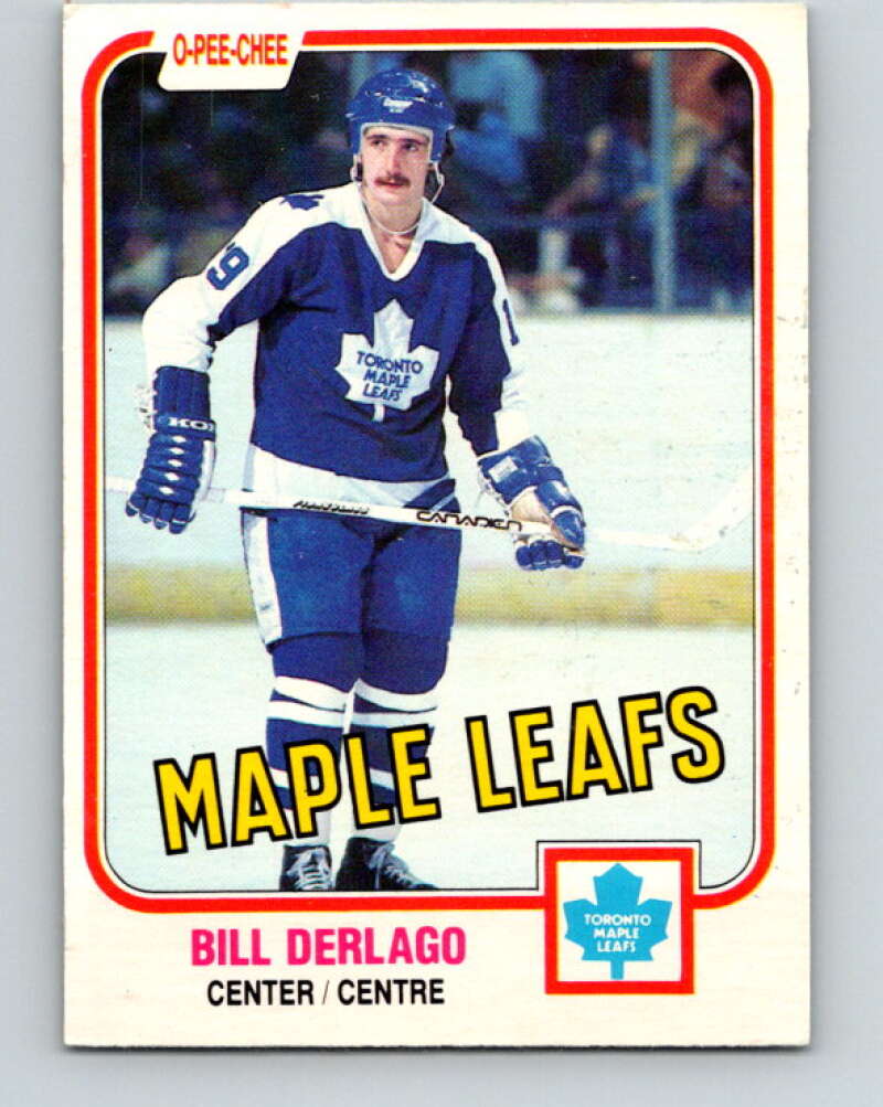 1981-82 O-Pee-Chee #305 Bill Derlago  Toronto Maple Leafs  V31643