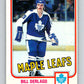 1981-82 O-Pee-Chee #305 Bill Derlago  Toronto Maple Leafs  V31644