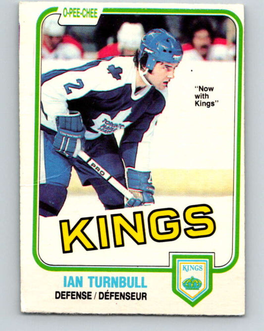 1981-82 O-Pee-Chee #309 Ian Turnbull  Los Angeles Kings  V31669