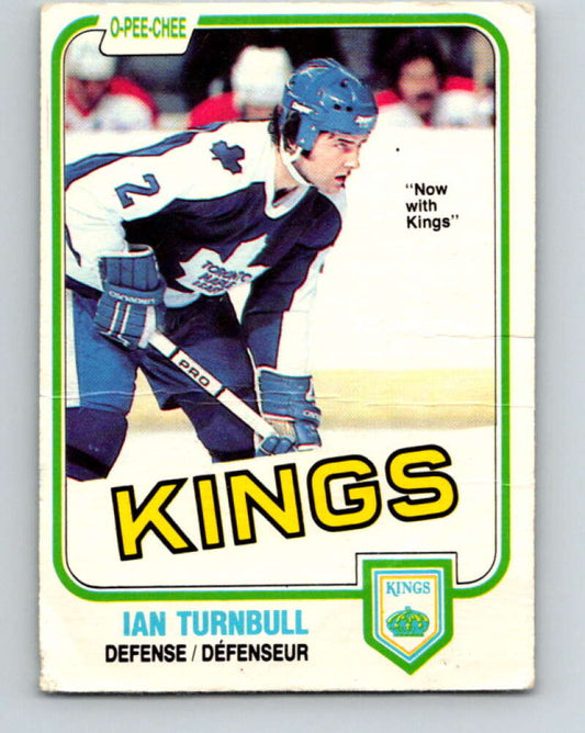 1981-82 O-Pee-Chee #309 Ian Turnbull  Los Angeles Kings  V31670