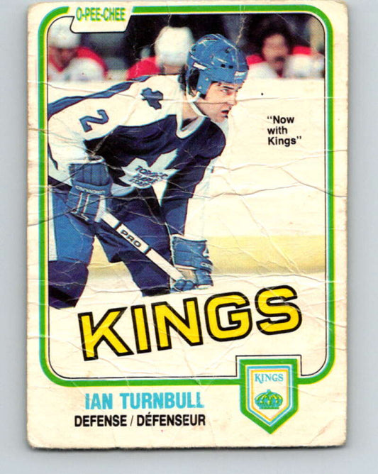 1981-82 O-Pee-Chee #309 Ian Turnbull  Los Angeles Kings  V31671