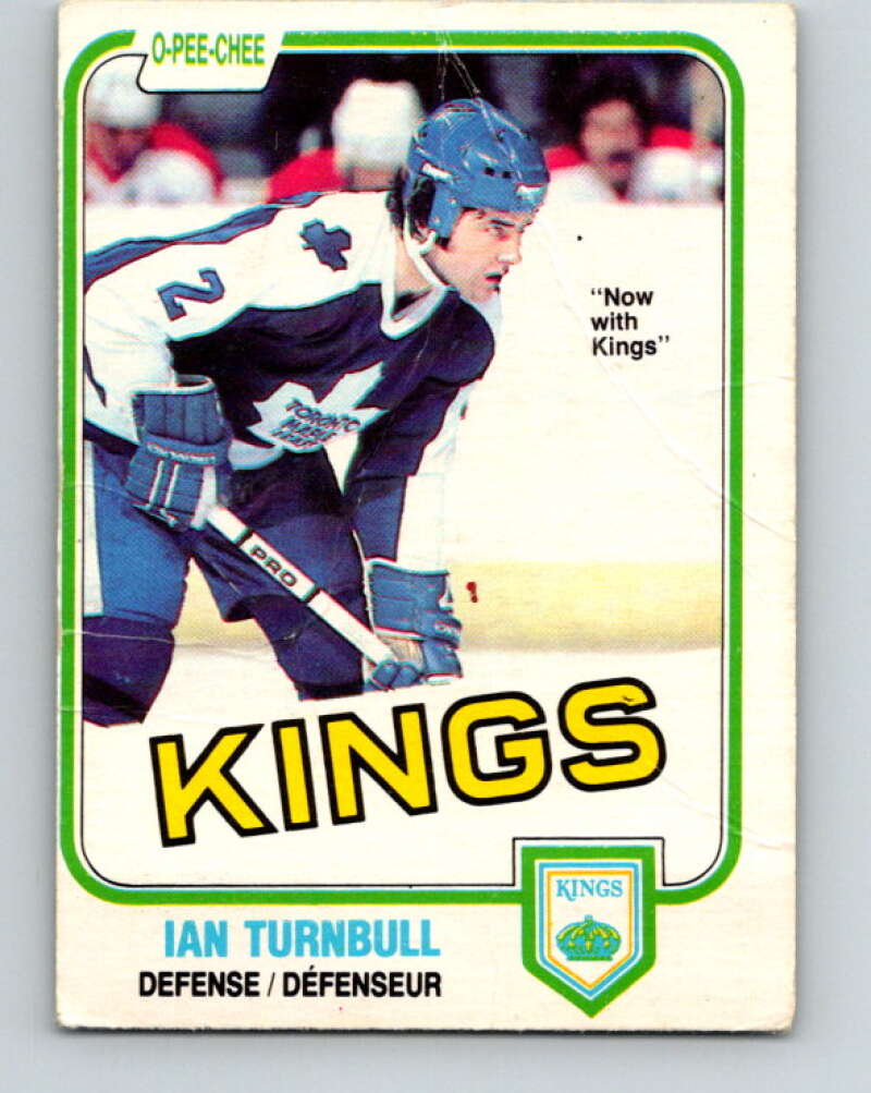 1981-82 O-Pee-Chee #309 Ian Turnbull  Los Angeles Kings  V31672