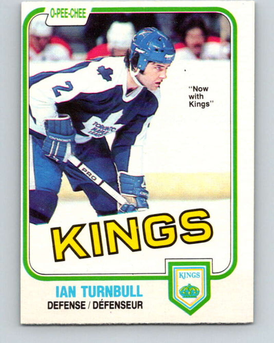 1981-82 O-Pee-Chee #309 Ian Turnbull  Los Angeles Kings  V31674