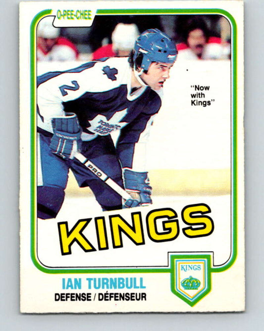 1981-82 O-Pee-Chee #309 Ian Turnbull  Los Angeles Kings  V31675