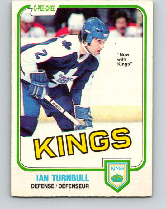 1981-82 O-Pee-Chee #309 Ian Turnbull  Los Angeles Kings  V31676