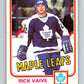 1981-82 O-Pee-Chee #310 Rick Vaive  Toronto Maple Leafs  V31677