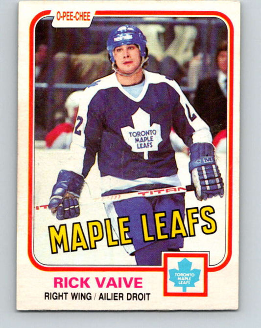 1981-82 O-Pee-Chee #310 Rick Vaive  Toronto Maple Leafs  V31683