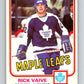1981-82 O-Pee-Chee #310 Rick Vaive  Toronto Maple Leafs  V31684