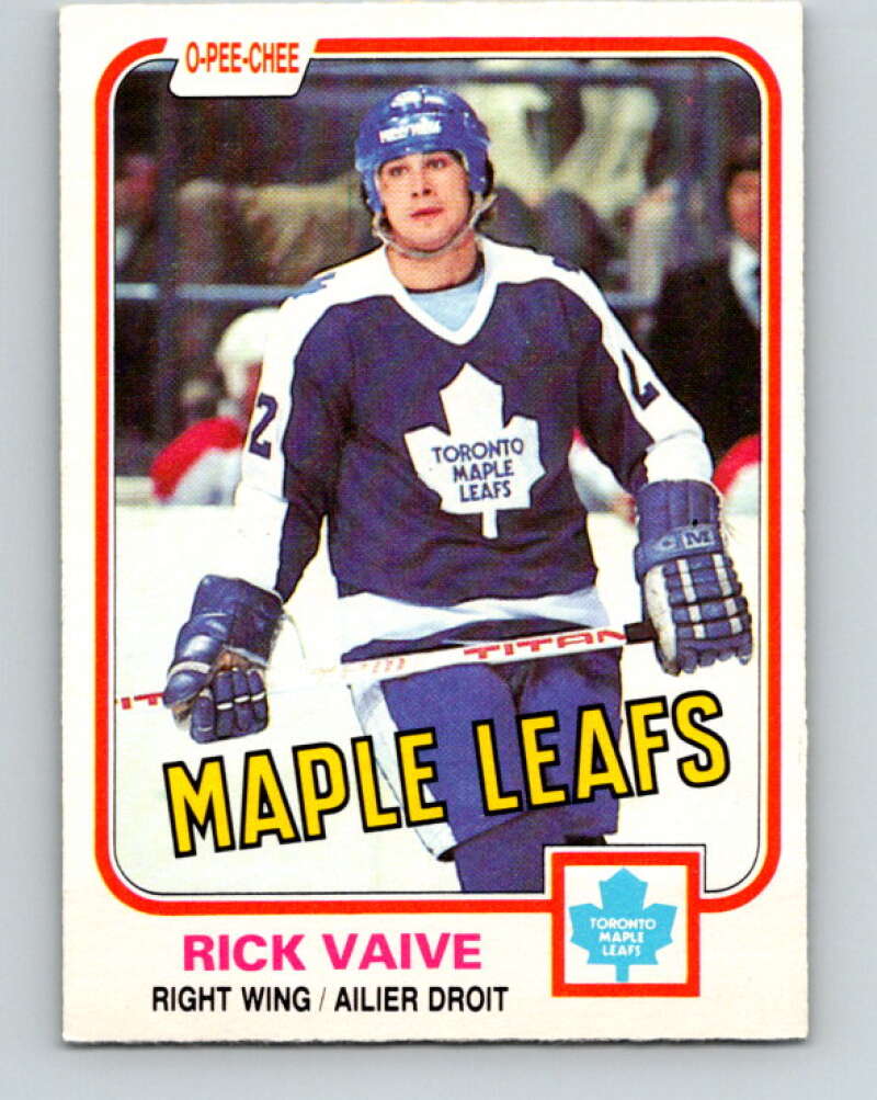 1981-82 O-Pee-Chee #310 Rick Vaive  Toronto Maple Leafs  V31685