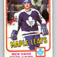 1981-82 O-Pee-Chee #310 Rick Vaive  Toronto Maple Leafs  V31686