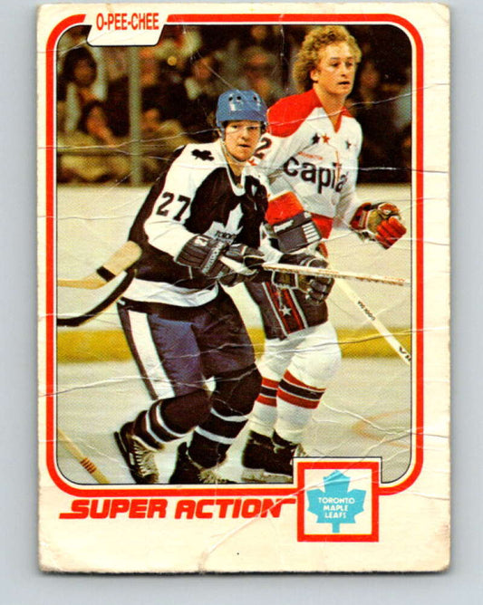 1981-82 O-Pee-Chee #312 Darryl Sittler  Toronto Maple Leafs  V31696