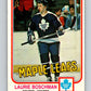 1981-82 O-Pee-Chee #314 Laurie Boschman  Toronto Maple Leafs  V31713