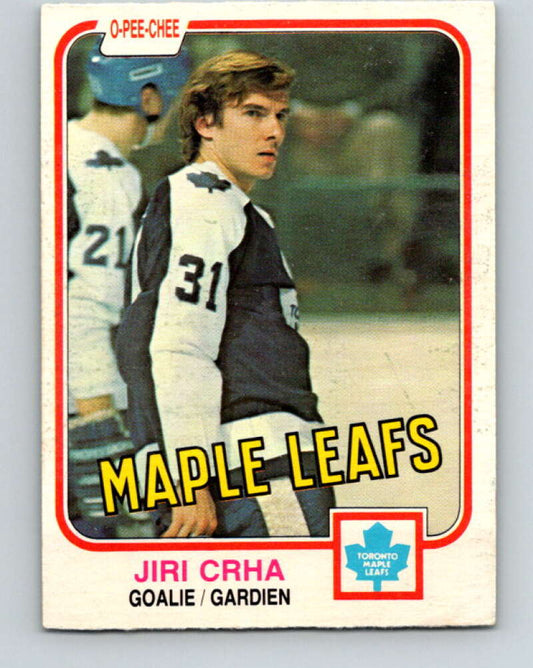 1981-82 O-Pee-Chee #315 Jiri Crha  RC Rookie Toronto Maple Leafs  V31714