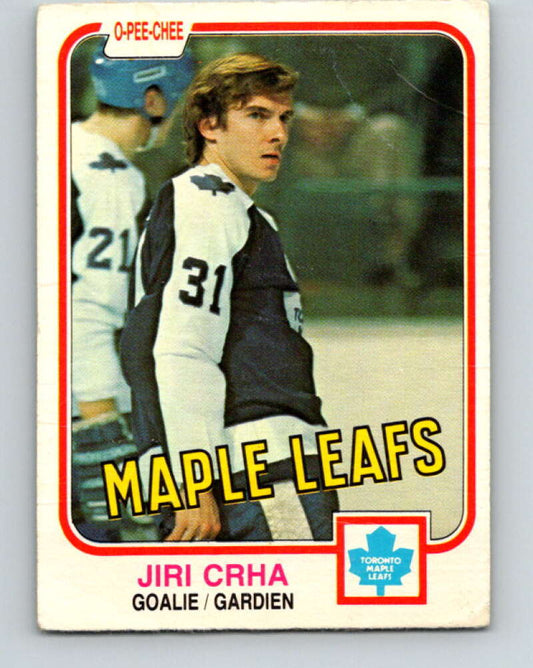 1981-82 O-Pee-Chee #315 Jiri Crha  RC Rookie Toronto Maple Leafs  V31717