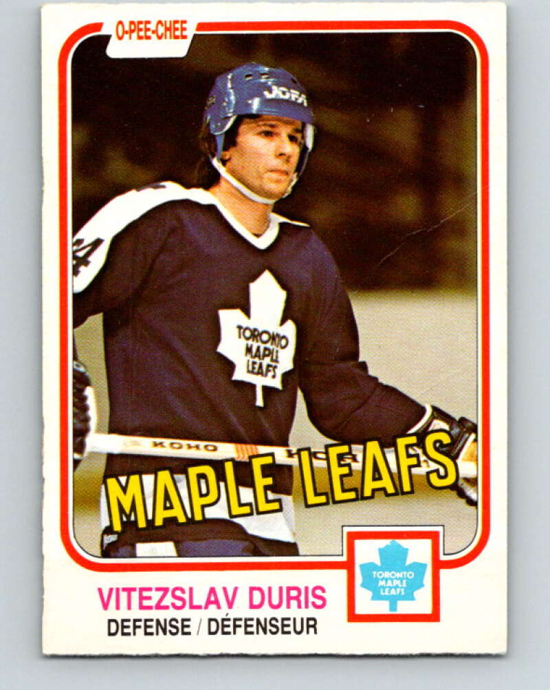 1981-82 O-Pee-Chee #316 Vitezslav Duris RC Rookie Maple Leafs  V31719