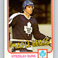 1981-82 O-Pee-Chee #316 Vitezslav Duris RC Rookie Maple Leafs  V31724