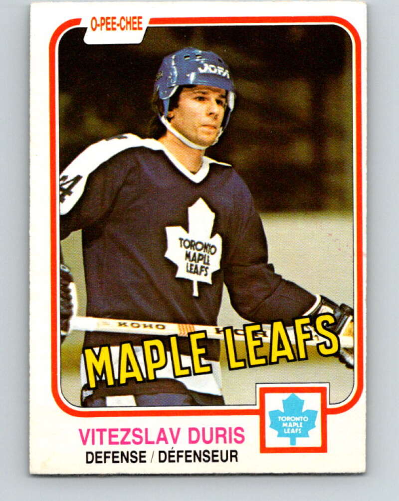 1981-82 O-Pee-Chee #316 Vitezslav Duris RC Rookie Maple Leafs  V31724