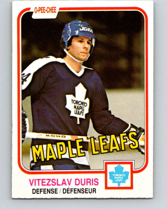 1981-82 O-Pee-Chee #316 Vitezslav Duris RC Rookie Maple Leafs  V31725