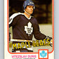1981-82 O-Pee-Chee #316 Vitezslav Duris RC Rookie Maple Leafs  V31727