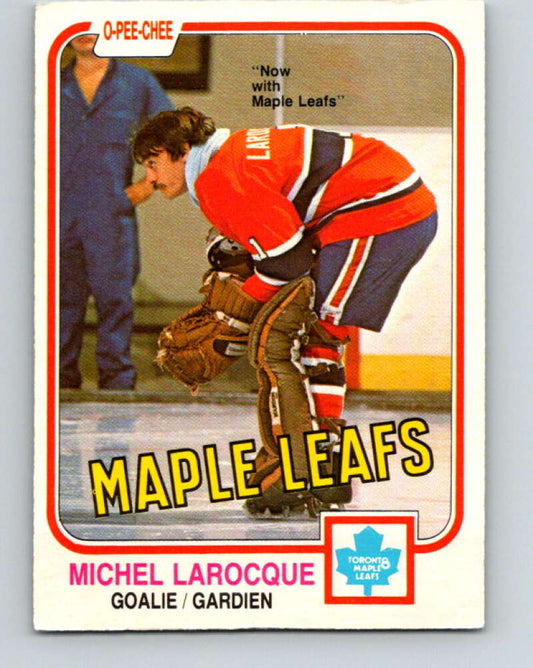 1981-82 O-Pee-Chee #319 Michel Larocque  Toronto Maple Leafs  V31743