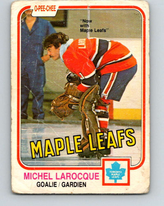 1981-82 O-Pee-Chee #319 Michel Larocque  Toronto Maple Leafs  V31744