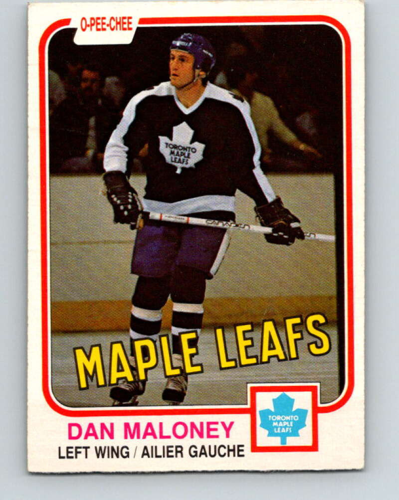 1981-82 O-Pee-Chee #320 Dan Maloney  Toronto Maple Leafs  V31751