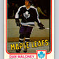 1981-82 O-Pee-Chee #320 Dan Maloney  Toronto Maple Leafs  V31755
