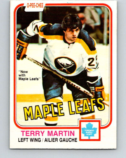 1981-82 O-Pee-Chee #321 Terry Martin  Toronto Maple Leafs  V31763