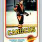 1981-82 O-Pee-Chee #327 Thomas Gradin  Vancouver Canucks  V31806
