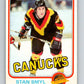 1981-82 O-Pee-Chee #328 Stan Smyl  Vancouver Canucks  V31815