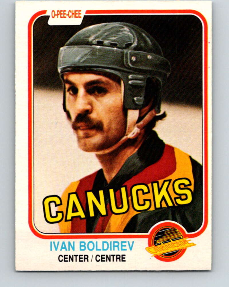 1981-82 O-Pee-Chee #329 Ivan Boldirev  Vancouver Canucks  V31818