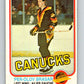 1981-82 O-Pee-Chee #330 Per-Olov Brasar UER  Vancouver Canucks  V31823