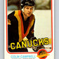 1981-82 O-Pee-Chee #333 Colin Campbell  Vancouver Canucks  V31839