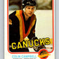 1981-82 O-Pee-Chee #333 Colin Campbell  Vancouver Canucks  V31843