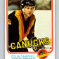 1981-82 O-Pee-Chee #333 Colin Campbell  Vancouver Canucks  V31844