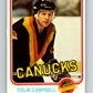 1981-82 O-Pee-Chee #333 Colin Campbell  Vancouver Canucks  V31845